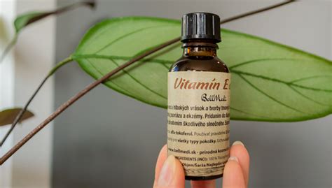 Účinky vitamínu E na pleť