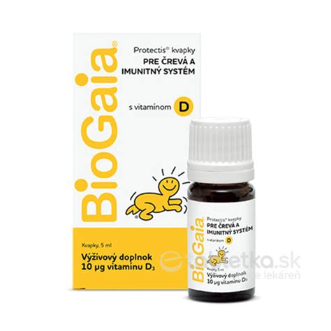 BioGaia Protectis s vitamínom D kvapky