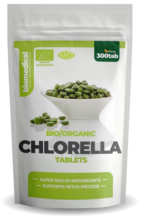 Chlorella dávkovanie
