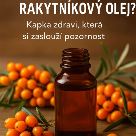 Domáci rakytníkový olej