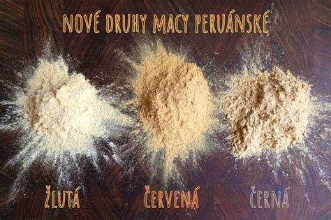 Druhy Macy Peruánskej