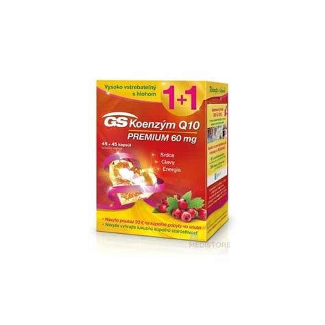 GS Koenzým Q10 60 mg PREMIUM