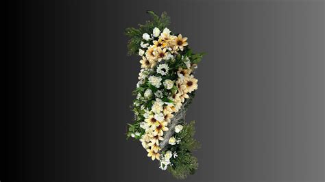 Girlanda z umelých kvetov