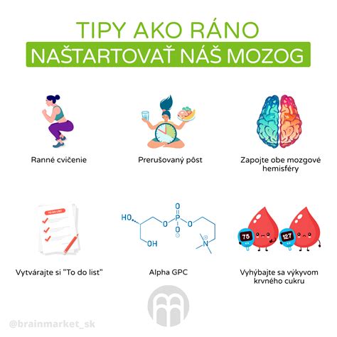 Infografika o vitamínoch pre mozog