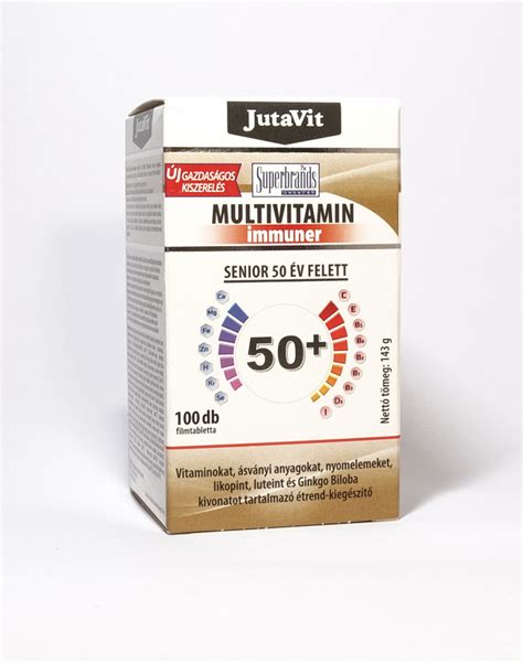 JutaVit Multivitamín 50+