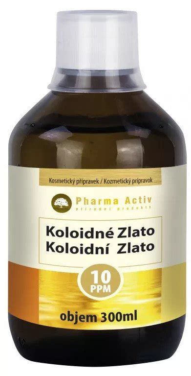 Koloidné zlato účinky využitie