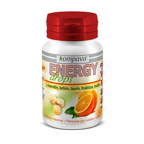 Kompava Energy Drops zloženie