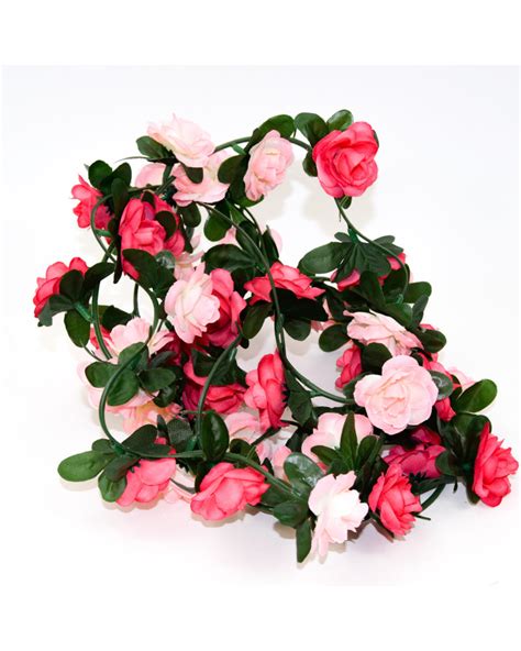 Kvetinová girlanda z umelých kvetov