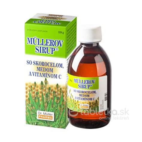Müllerov sirup so skorocelom a vitamínom C