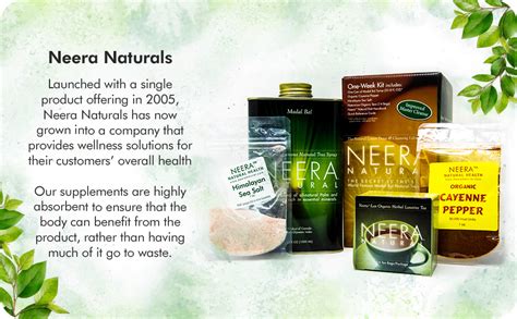 Neera Detox Ingrediencie