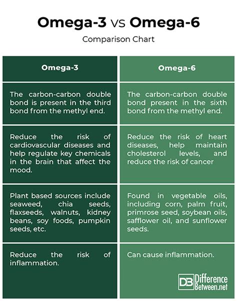 Omega 3 vs Omega 6