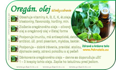 Oregánový olej a jeho účinky na zdravie