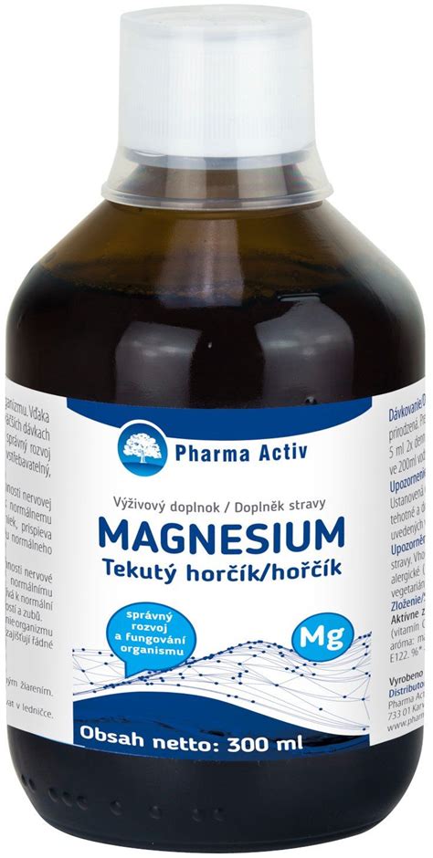 Pharma Activ Tekutý Horčík Mg 300 ml