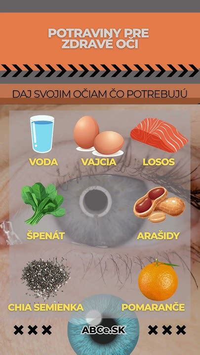 Potraviny pre zdravé oči
