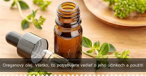 Použitie oreganového oleja