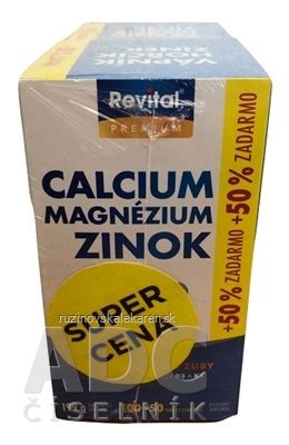 Revital Vápnik Horčík Zinok Vitamíny D3 a K1