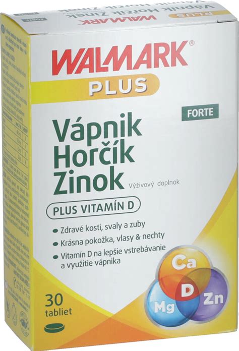 Vápnik, horčík a zinok