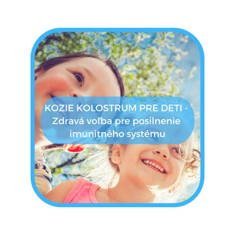 Výhody kolostra