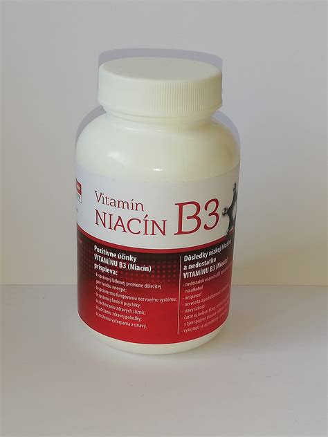 Vitamín B3 - niacín