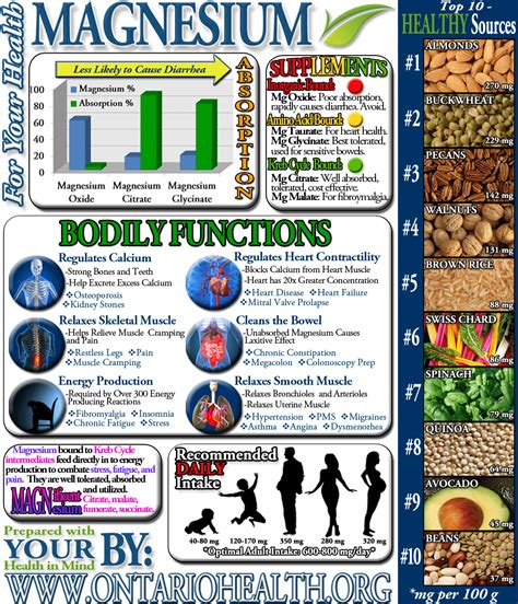 Vitamin D and Magnesium Infographic