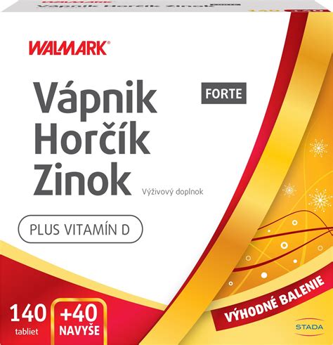 Walmark Vápnik Horčík Zinok Forte