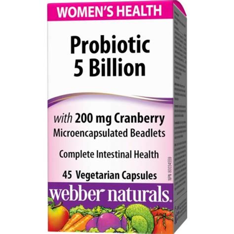 Webber Naturals proBiotiká s Brusinkami