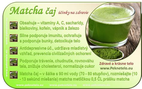 Zelený čaj Matcha